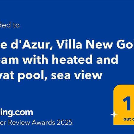Cote D'Azur, Villa New Gold Dream With Heated And Privat Pool, Sea View Le Rouret Ngoại thất bức ảnh