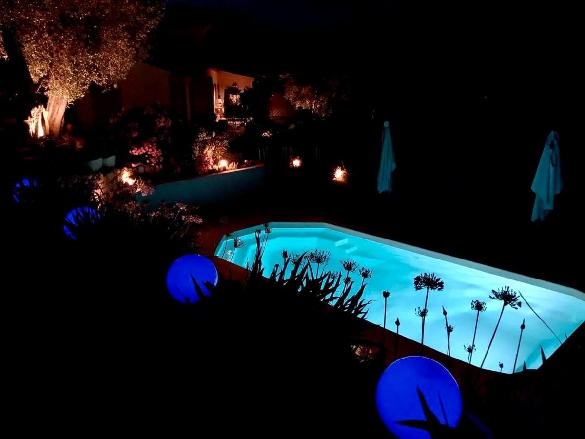 Cote D'Azur, Villa New Gold Dream With Heated And Privat Pool, Sea View Le Rouret Ngoại thất bức ảnh
